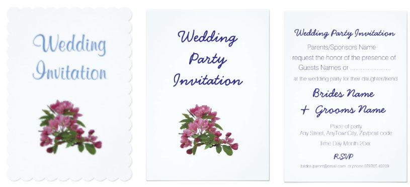 Wedding Invitation Cards